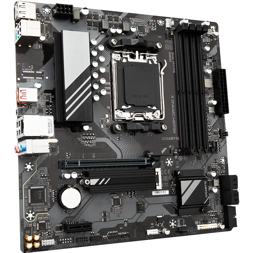 Материнская плата GIGABYTE A620M GAMING X, AM5, AMD A620, mATX — изображение 2