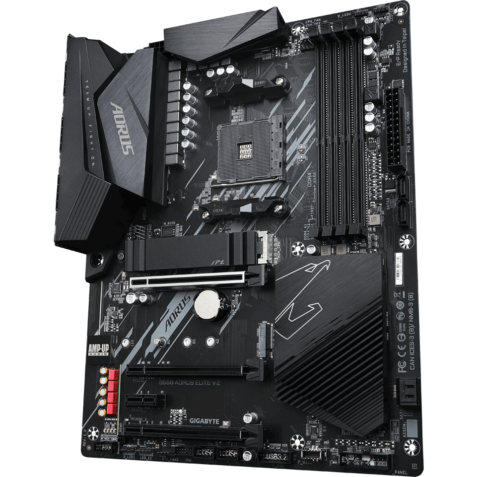 Материнская плата GIGABYTE B550 AORUS ELITE V2, AM4, AMD B550, ATX — изображение 2
