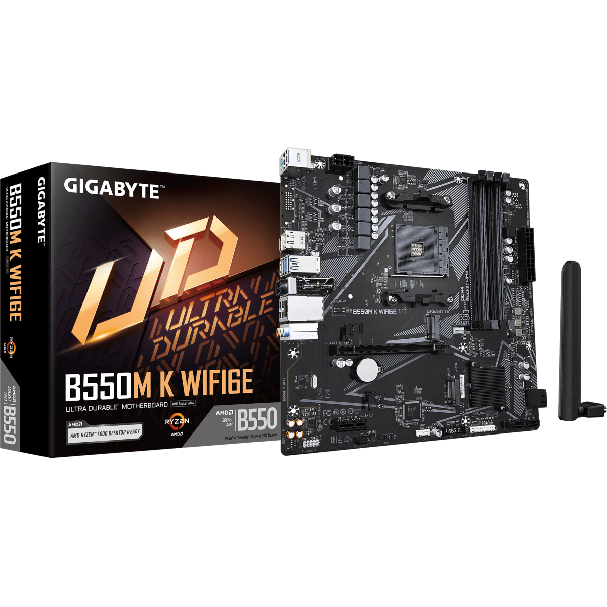 Материнская плата Gigabyte B550M K WIFI6E — изображение 4