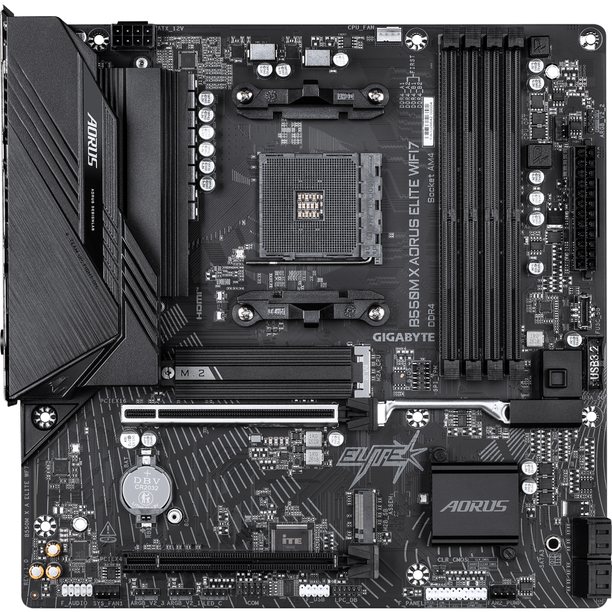 Материнская плата Gigabyte B550M X AORUS ELITE WIFI7