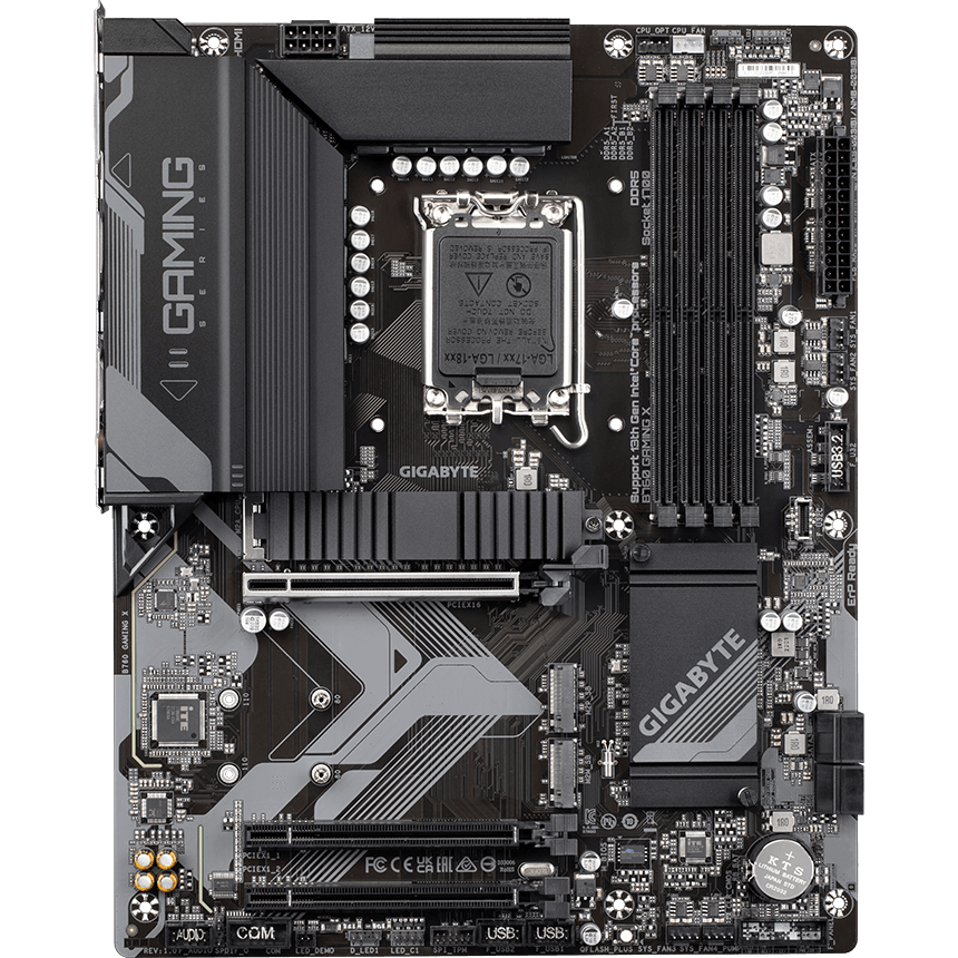 Материнская плата GIGABYTE B760 GAMING X, LGA1700, Intel B760, ATX