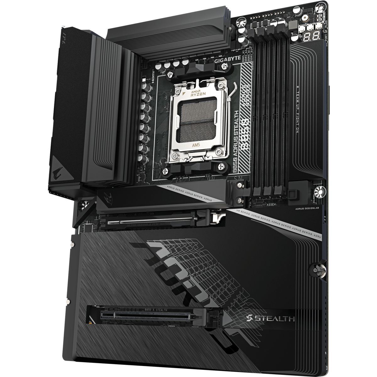 Материнская плата GIGABYTE B850 AORUS STEALTH, AM5, AMD B850, ATX — изображение 4