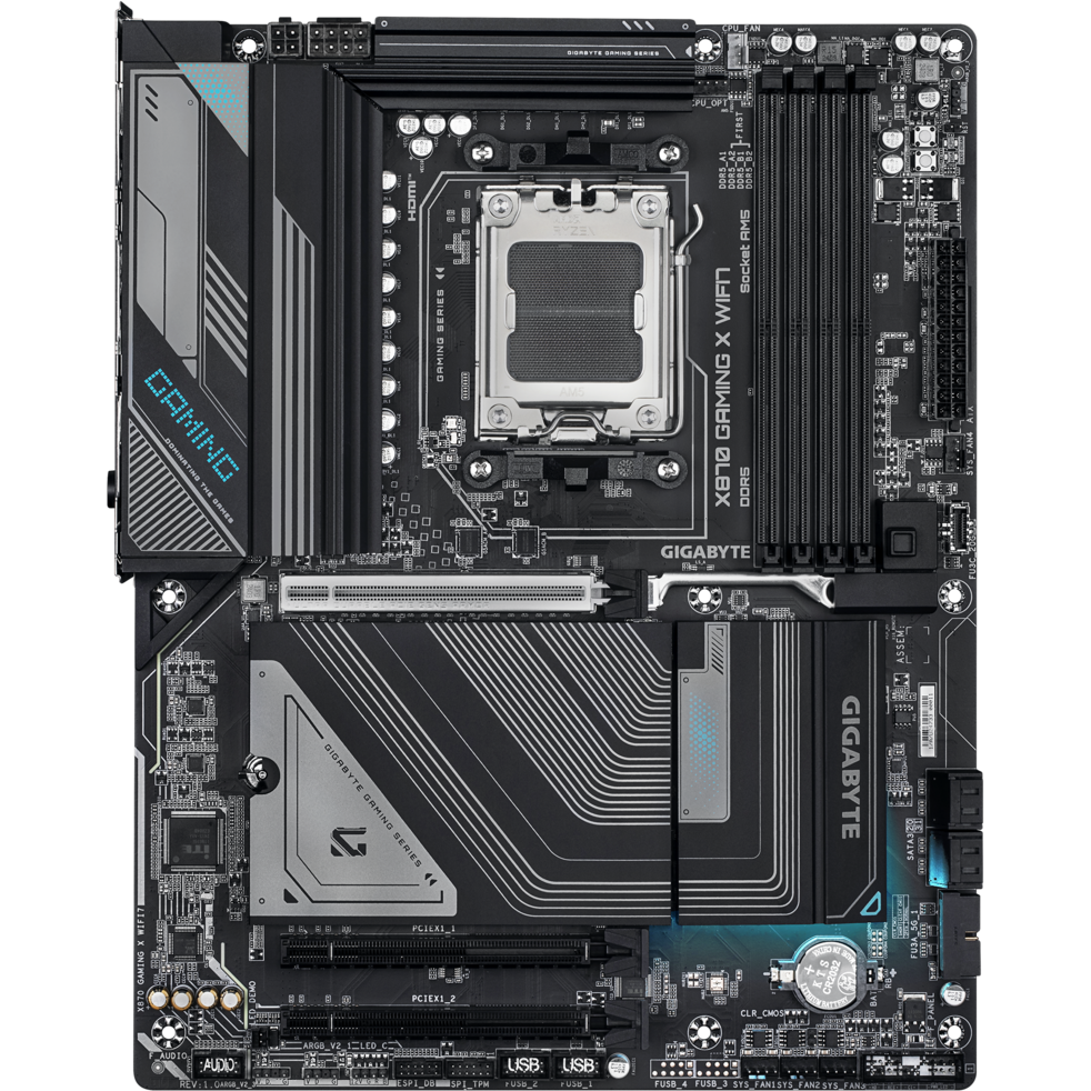 Материнская плата GIGABYTE X870 GAMING X WIFI7, AM5, AMD X870, ATX