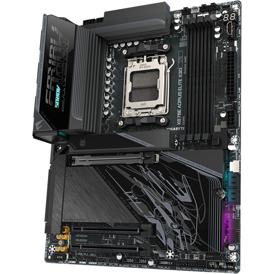 Материнская плата Gigabyte X870E AORUS ELITE X3D — изображение 3
