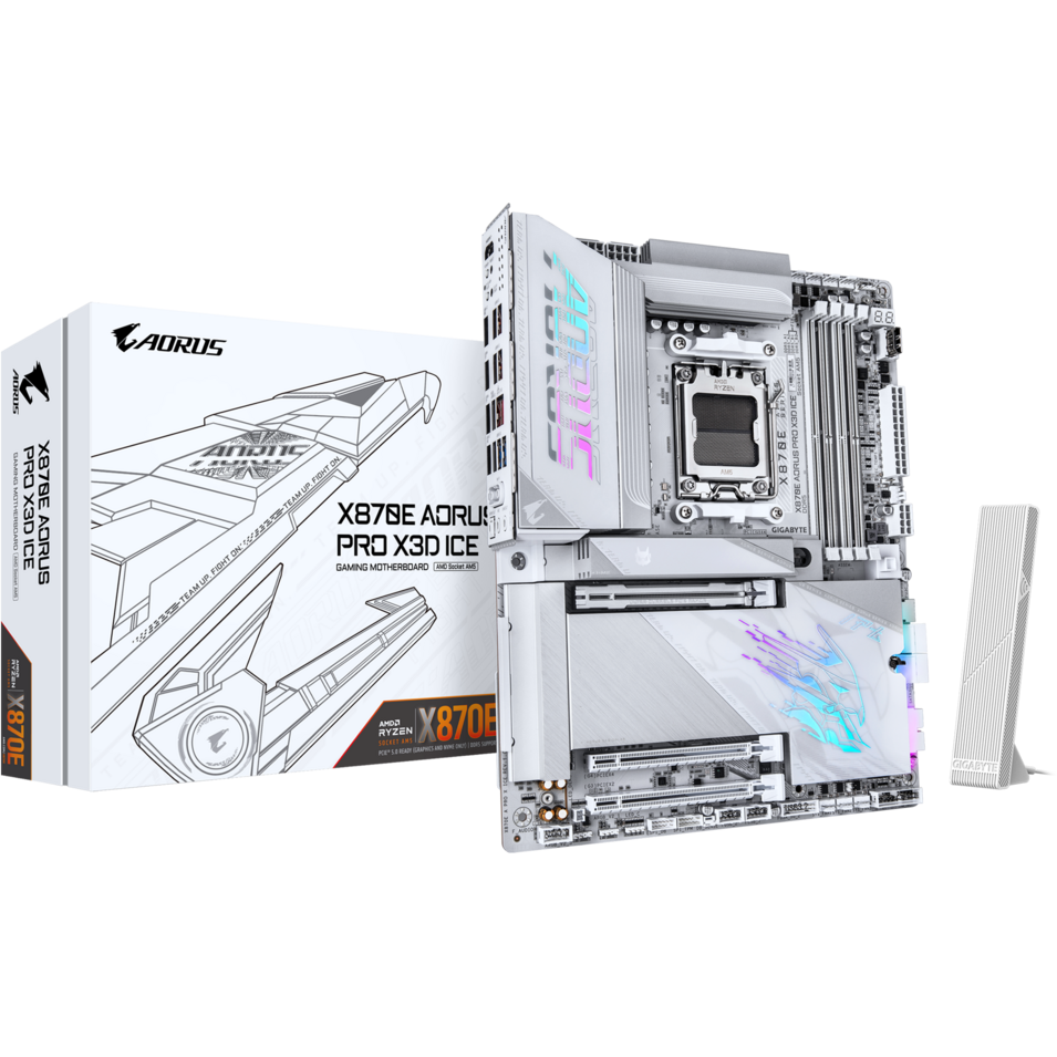 Материнская плата Gigabyte X870E AORUS PRO X3D ICE — изображение 5