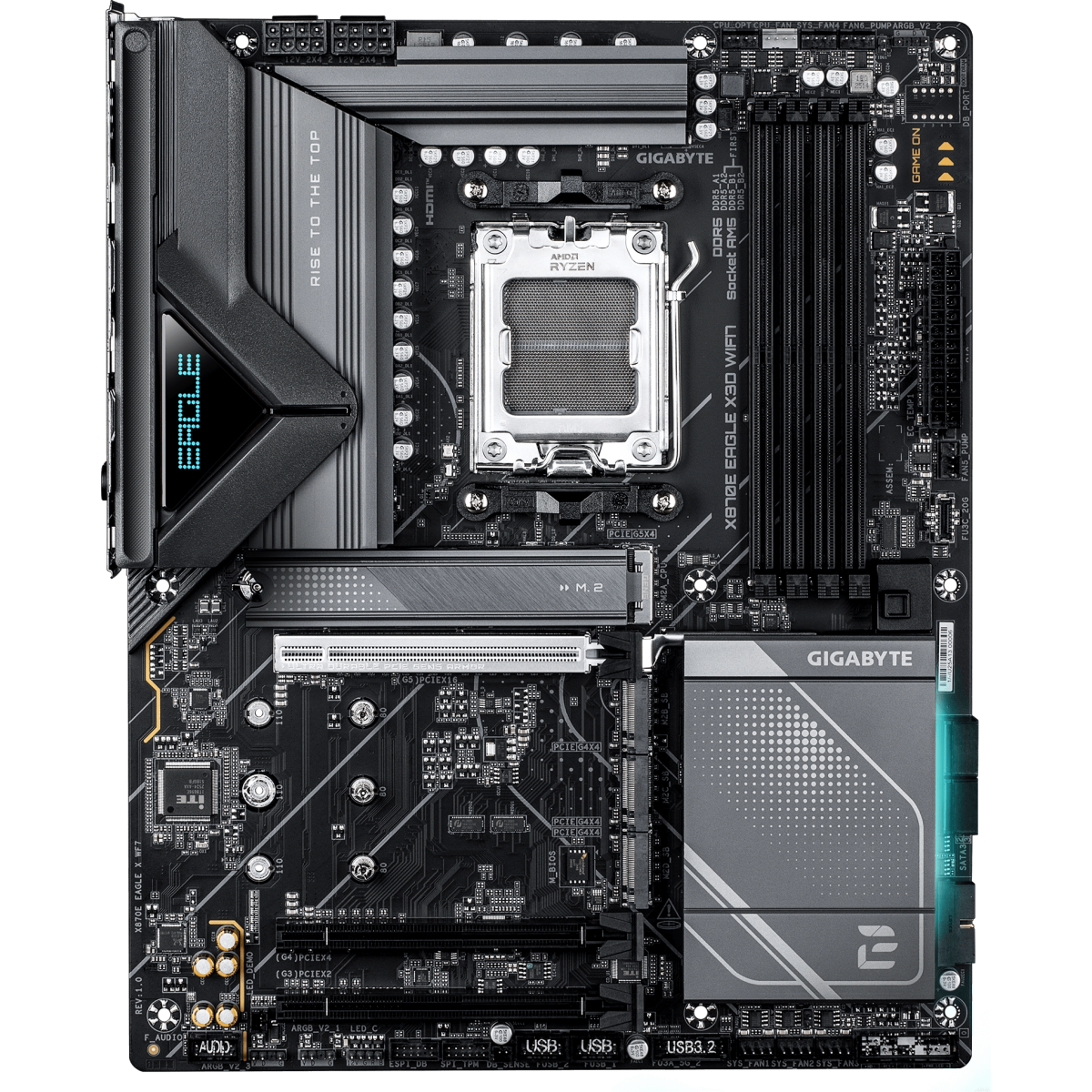 Материнская плата GIGABYTE X870E EAGLE X3D WIFI7, AM5, AMD X870E, ATX