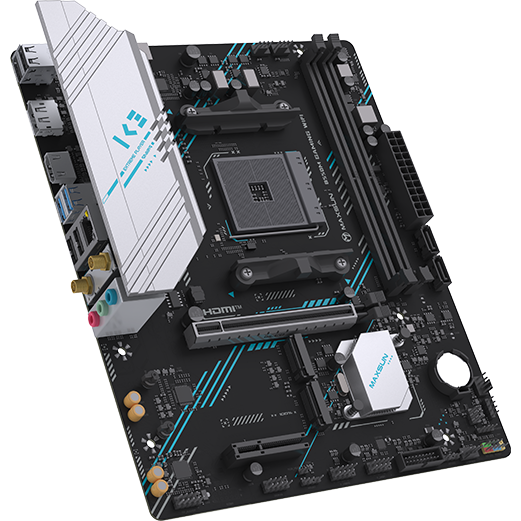 Материнская плата MAXSUN MS-B550M GAMING WIFI, AM4, AMD B550, mATX — изображение 2