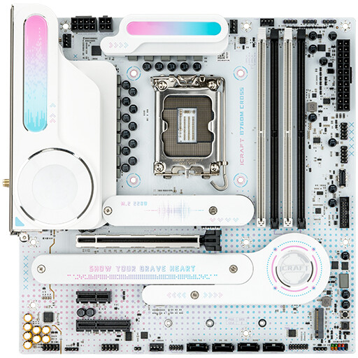 Материнская плата MAXSUN MS-iCraft B760M CROSS, LGA1700, Intel B760, mATX