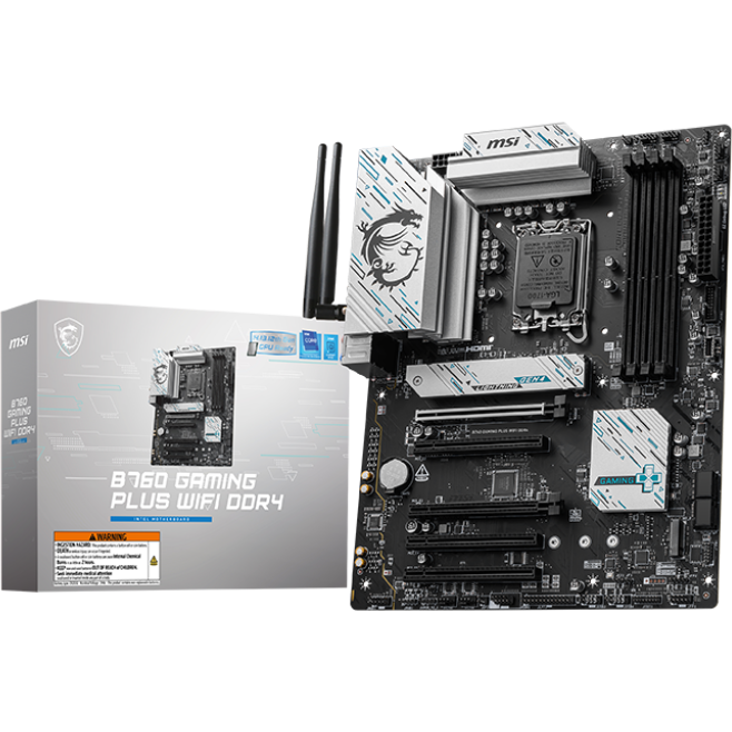 Материнская плата MSI B760 GAMING PLUS WIFI DDR4, LGA1700, Intel B760, ATX — изображение 5