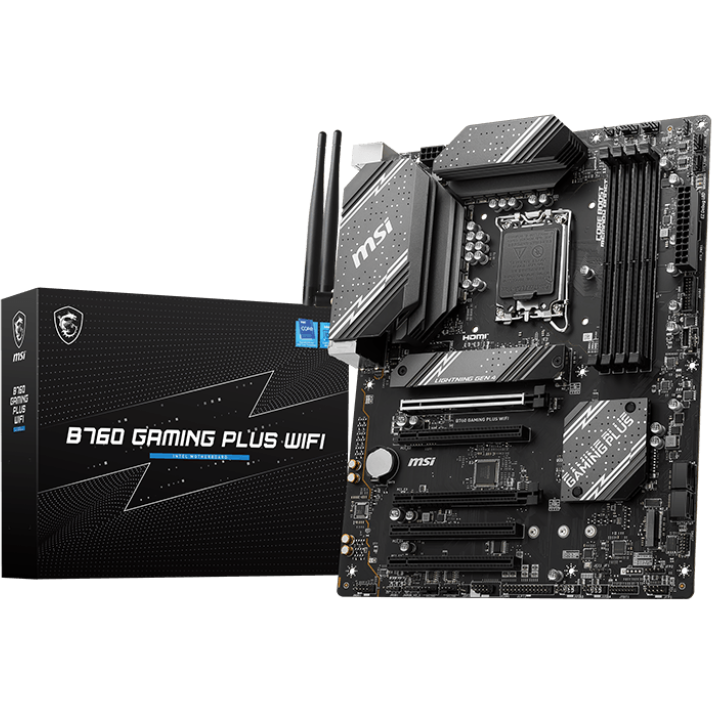 Материнская плата MSI B760 GAMING PLUS WIFI, LGA1700, Intel B760, ATX — изображение 5