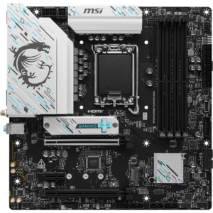 Материнская плата MSI B760M GAMING PLUS WIFI DDR4, LGA1700, Intel B760, mATX