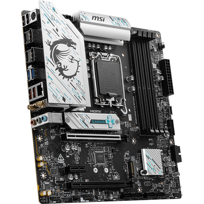 Материнская плата MSI B760M GAMING PLUS WIFI DDR4, LGA1700, Intel B760, mATX — изображение 3