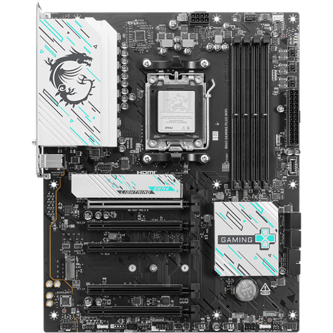 Материнская плата MSI B840 GAMING PLUS WIFI, AM5, AMD B840, ATX