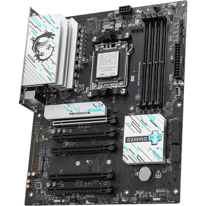 Материнская плата MSI B840 GAMING PLUS WIFI, AM5, AMD B840, ATX — изображение 2