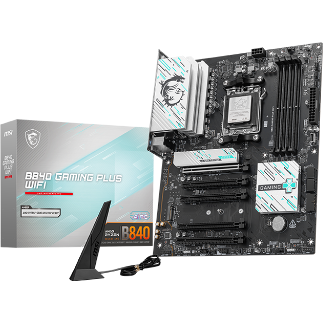 Материнская плата MSI B840 GAMING PLUS WIFI, AM5, AMD B840, ATX — изображение 5