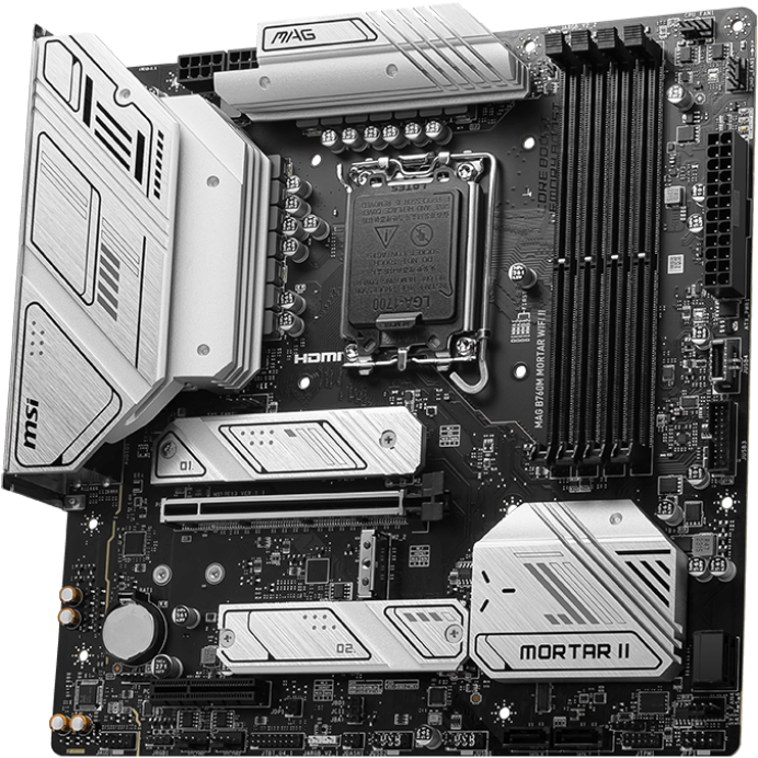Материнская плата MSI MAG B760M MORTAR WIFI II, LGA1700, Intel B760, mATX — изображение 2