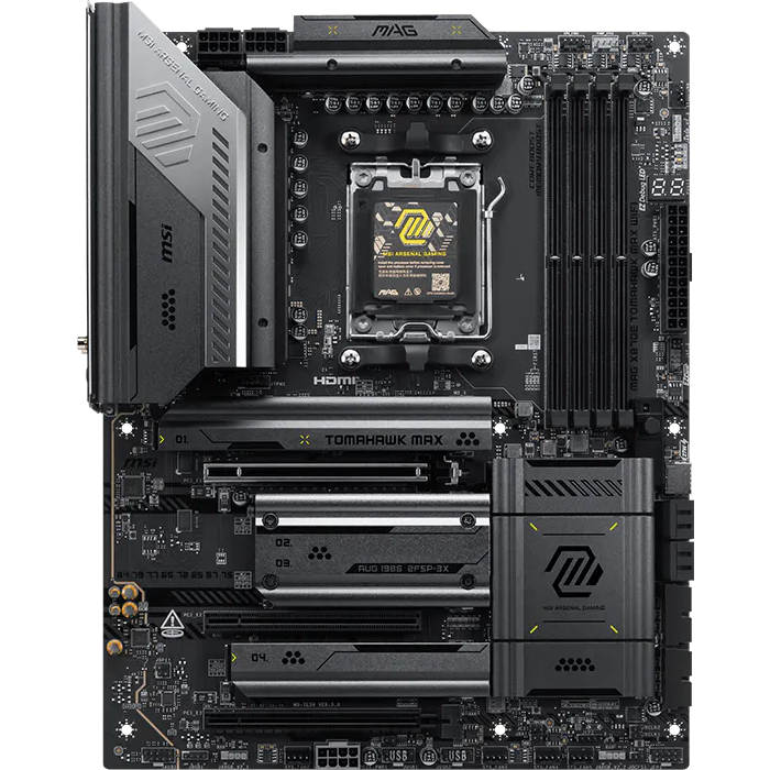 Материнская плата MSI MAG X870E TOMAHAWK MAX WIFI, AM5, AMD X870E, ATX