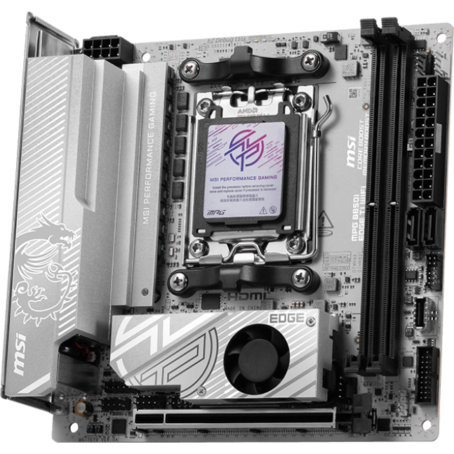 Материнская плата MSI MPG B850I EDGE TI WIFI, AM5, AMD B850, Mini-ITX — изображение 2
