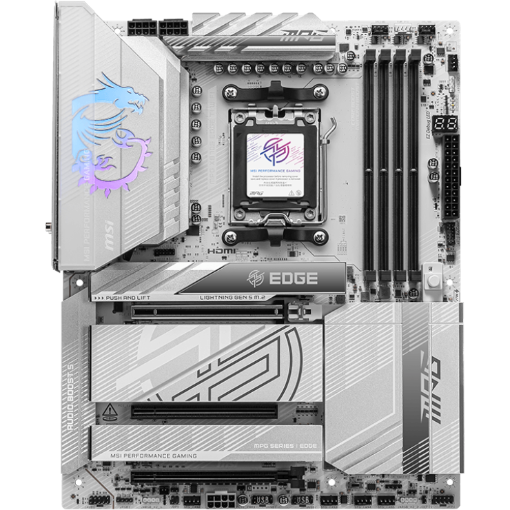 Материнская плата MSI MPG X870E EDGE TI WIFI, AM5, AMD X870, ATX