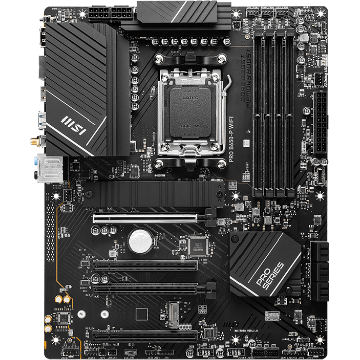 Материнская плата MSI PRO B650-P WIFI, AM5, AMD B650, ATX