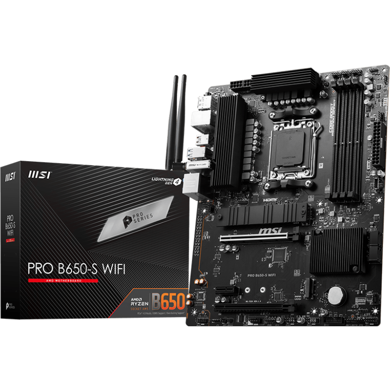 Материнская плата MSI PRO B650-S WIFI, AM5, AMD B650, ATX — изображение 5