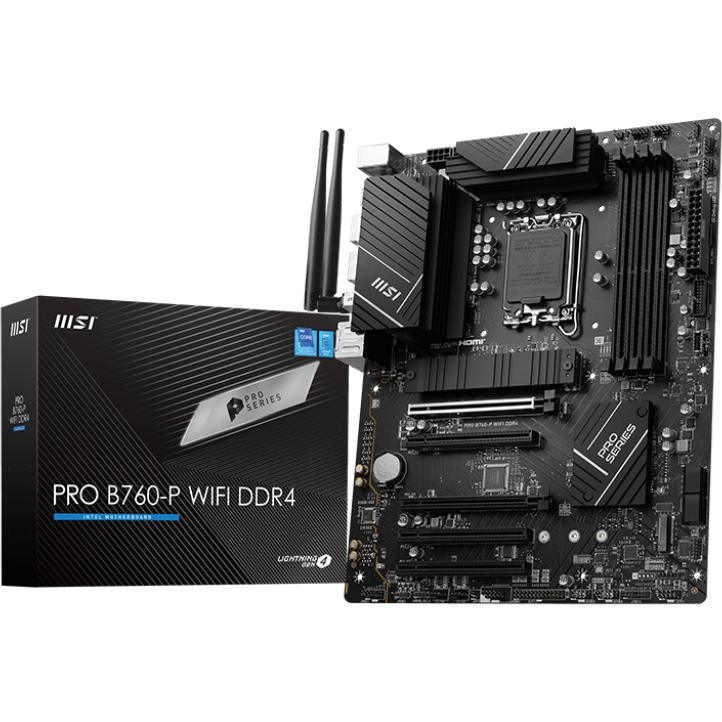 Материнская плата MSI PRO B760-P WIFI DDR4, LGA1700, Intel B760, ATX — изображение 5