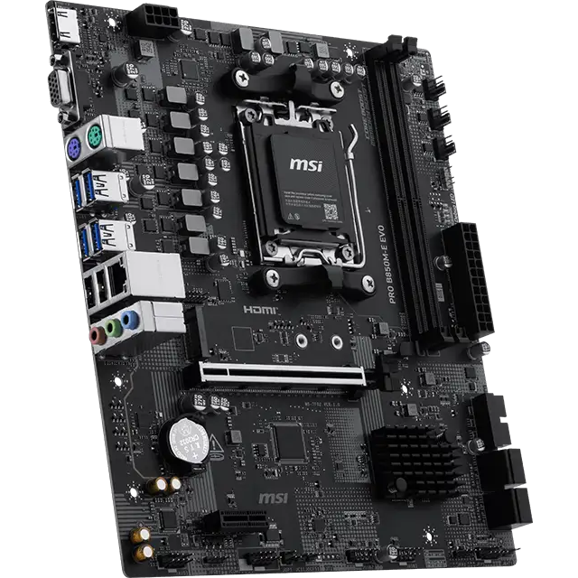 Материнская плата MSI PRO B850M-E EVO, AM5, AMD B850, mATX — изображение 3