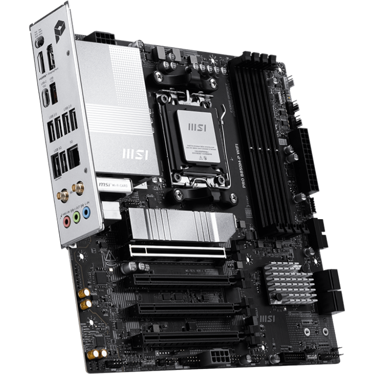 Материнская плата MSI PRO B850M-P WIFI, AM5, AMD B850, mATX — изображение 3