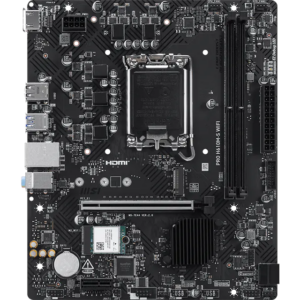 Материнская плата MSI PRO H610M-S WIFI, LGA1700, Intel H610, mATX