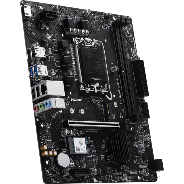 Материнская плата MSI PRO H610M-S WIFI, LGA1700, Intel H610, mATX — изображение 3