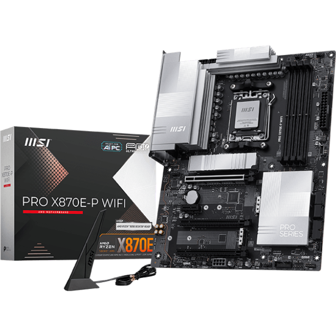 Материнская плата MSI PRO X870E-P WIFI, AM5, AMD X870E, ATX — изображение 5