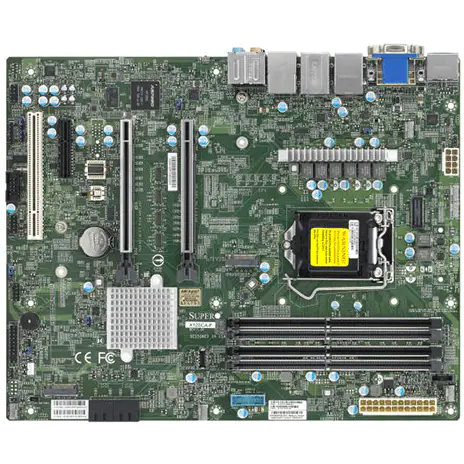 Материнская плата Supermicro MBD-X12SCA-F-B, LGA1200, Intel W480, ATX