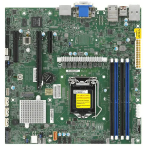 Материнская плата Supermicro MBD-X12SCZ-F-B, LGA1200, Intel W480, mATX