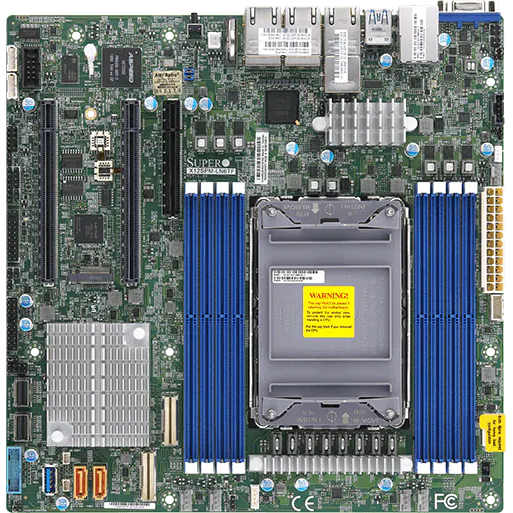 Материнская плата Supermicro MBD-X12SPM-LN6TF-B, LGA4189, Intel C621A, mATX