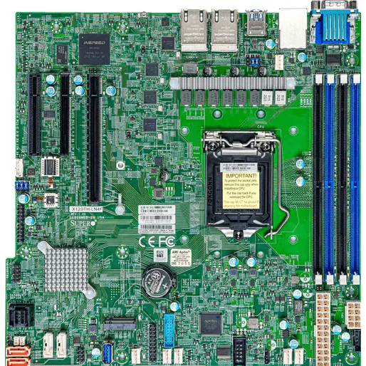 Материнская плата Supermicro MBD-X12STH-LN4F-B, LGA1200, Intel C256, mATX