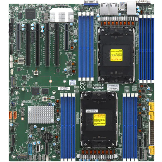 Материнская плата Supermicro MBD-X13DEI-T-B, LGA4677, Intel C741, E-ATX
