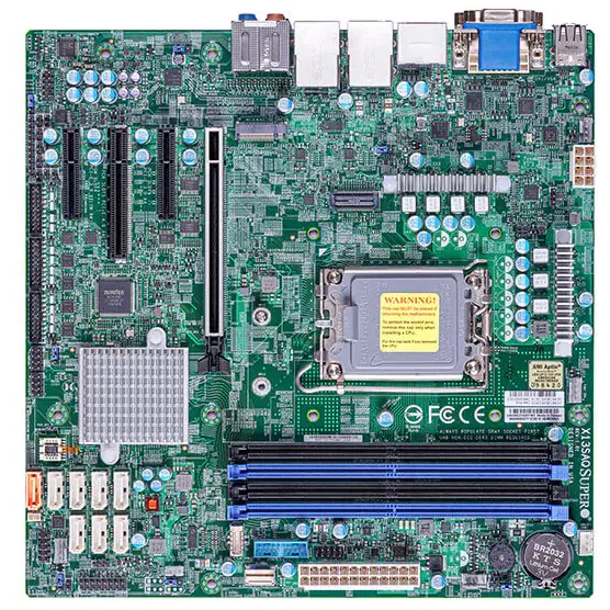 Материнская плата Supermicro MBD-X13SAQ-B, LGA1700, Intel Q670E, mATX