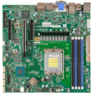 Материнская плата Supermicro MBD-X13SAZ-F-B, LGA1700, Intel R680E, mATX