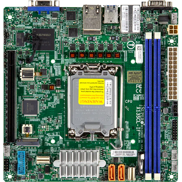 Материнская плата Supermicro MBD-X13SCL-IF-B, LGA1700, Intel C262, Mini-ITX