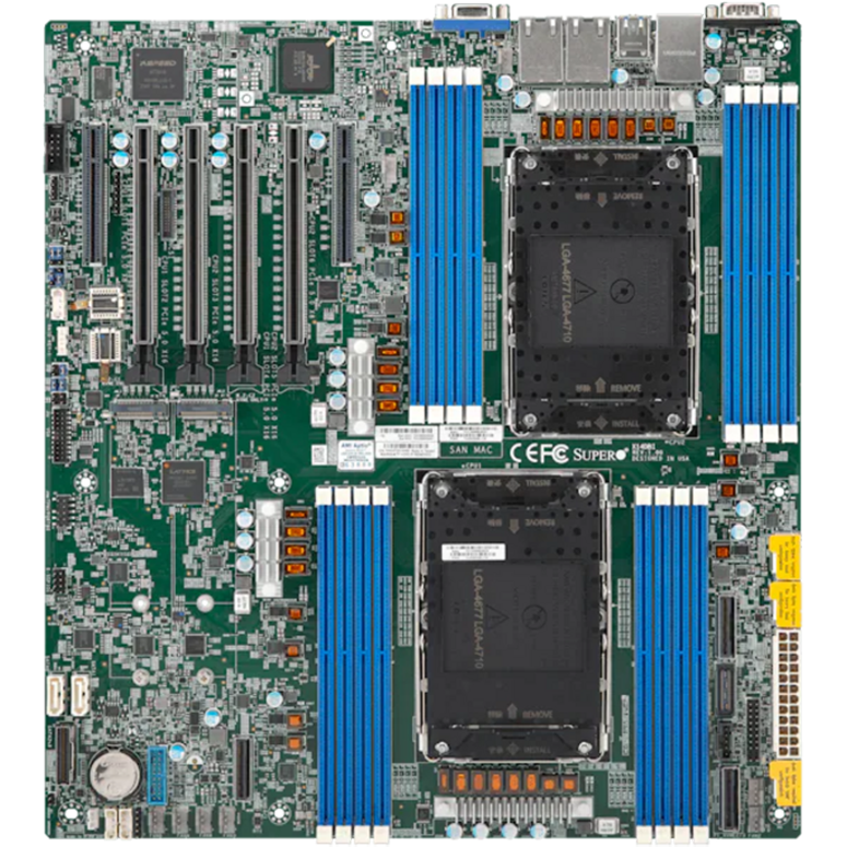 Материнская плата Supermicro MBD-X14DBI-B, LGA4710, Нет (SOC), E-ATX