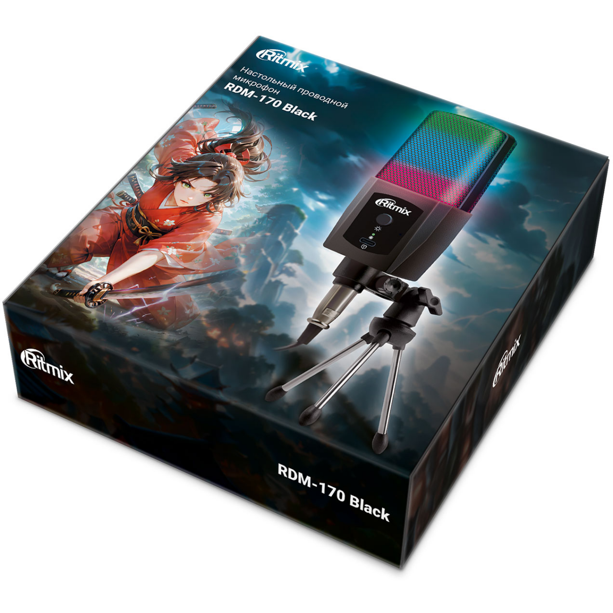 Микрофон Ritmix RDM-170 Black — изображение 4