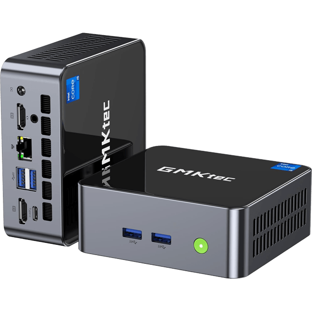 Мини ПК GMKtec NucBox M3 Black (I5-12450H/16+512GB/Win11P) — изображение 4