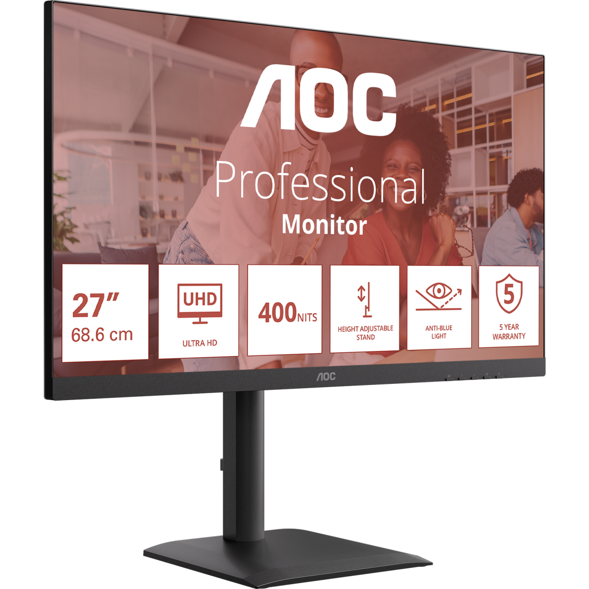 Монитор AOC 27" U27E4CV — изображение 4