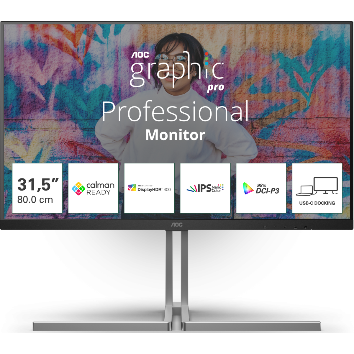 Монитор AOC 32" U32U3CV Graphic Pro