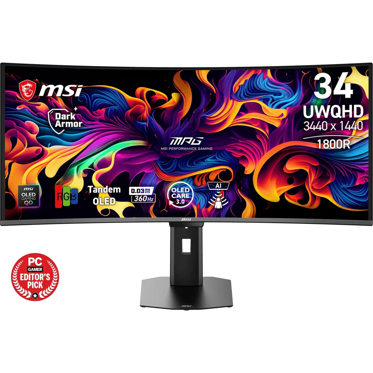 Монитор MSI 34" MPG 341CQR QD-OLED X36