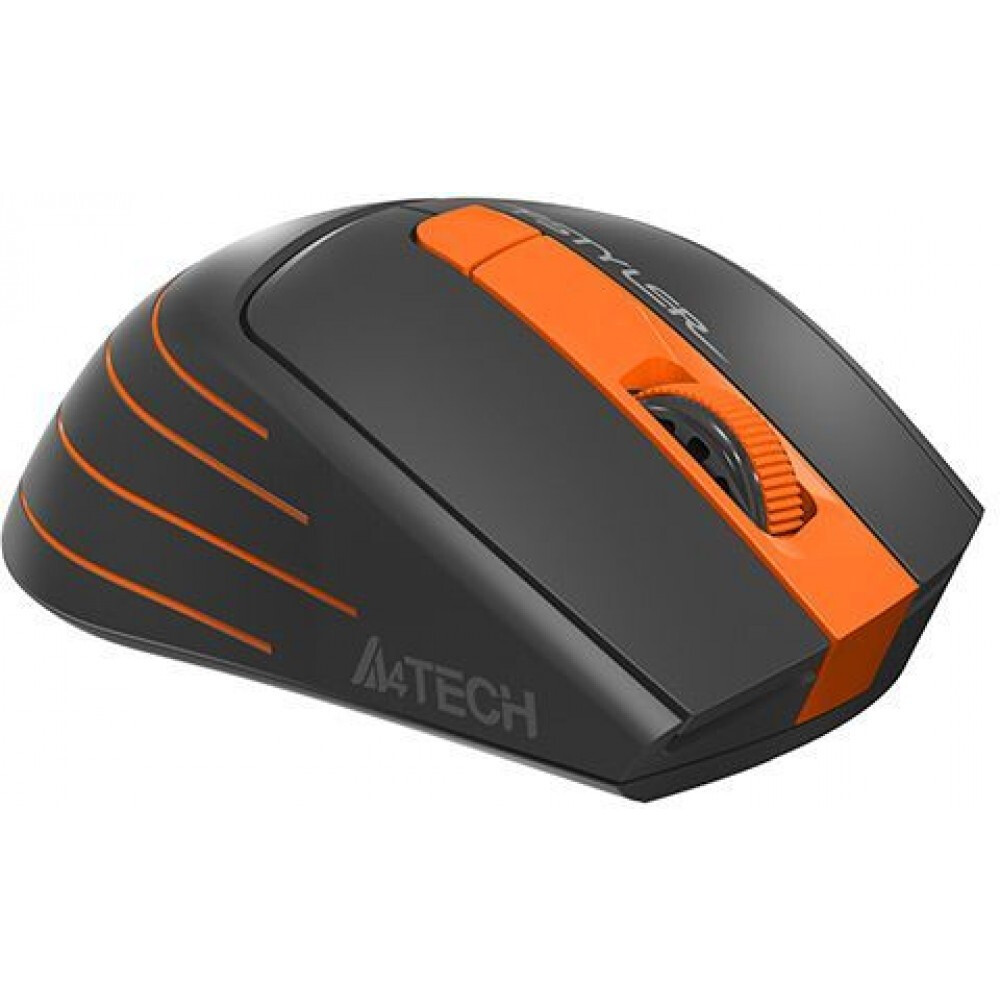 Мышь A4Tech Fstyler FG30 Grey/Orange — изображение 3