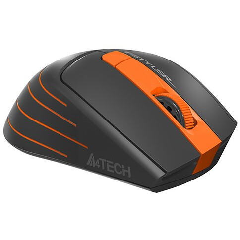 Мышь A4Tech Fstyler FG30S Grey/Orange — изображение 2