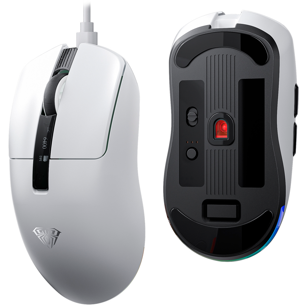 Мышь AULA SC590 Pro White — изображение 4
