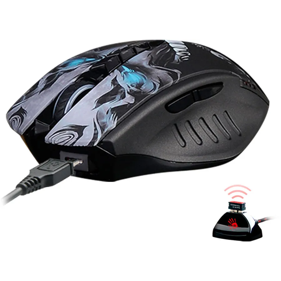 Мышь Bloody R80 Plus Skull Black — изображение 2