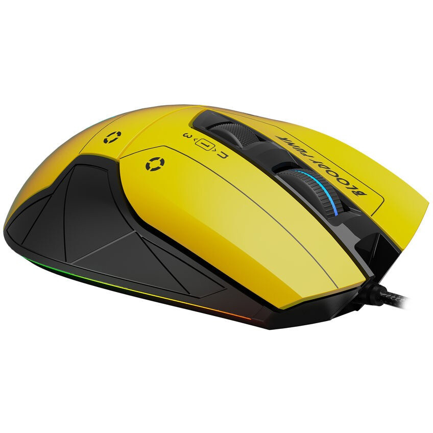 Мышь Bloody W70 Max Punk Yellow/Black — изображение 4